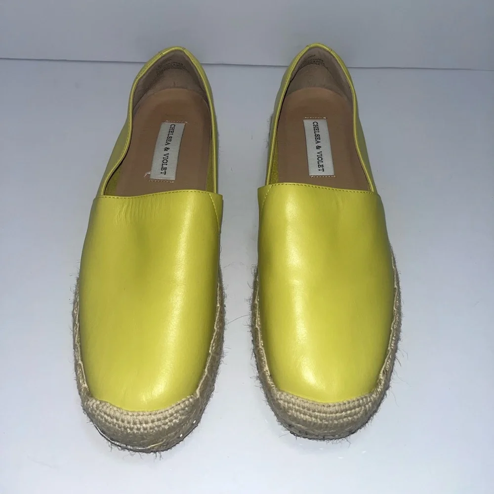 Chelsea and Violet green Espadrille Slip-On Shoes